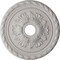 Ekena Millwork Palmetto Ceiling Medallion (Canopies up to 5"), 20 7/8"OD x 3 5/8"ID x 1 5/8"P, Ultra Pure White CM20PMUWF - alternate 1